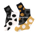 2019 Hot Sale Korea women cotton socks color dot in tube socks wholesale